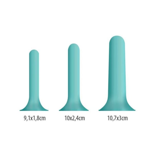 Trio of PERIDELL Dilators: kit with 3 different sizes
