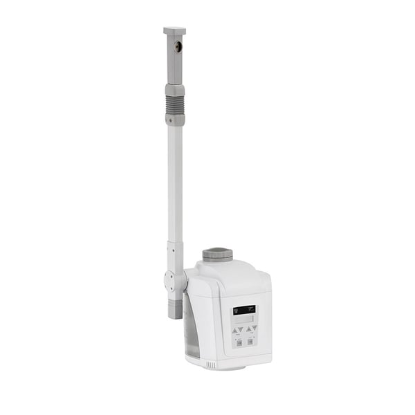 Chromium ozone facial steamer: with rotating head with essential receptacle and rotating arm (1.3 liter capacity)