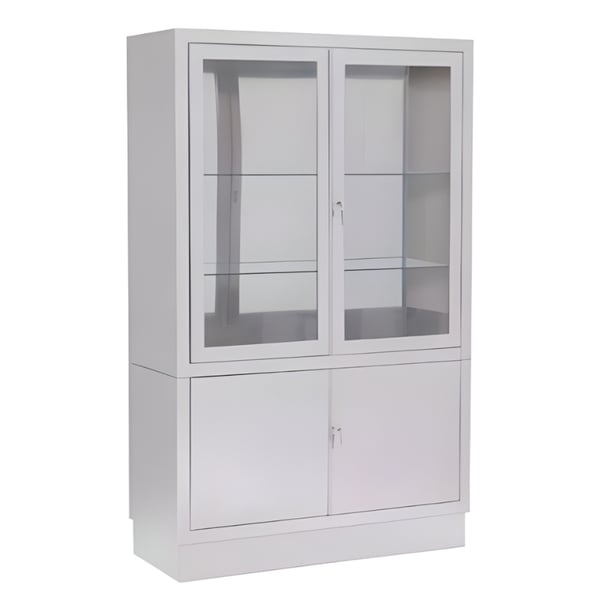 Stainless steel display cabinet: for hospitals, clinics and medical offices (160X40X100)