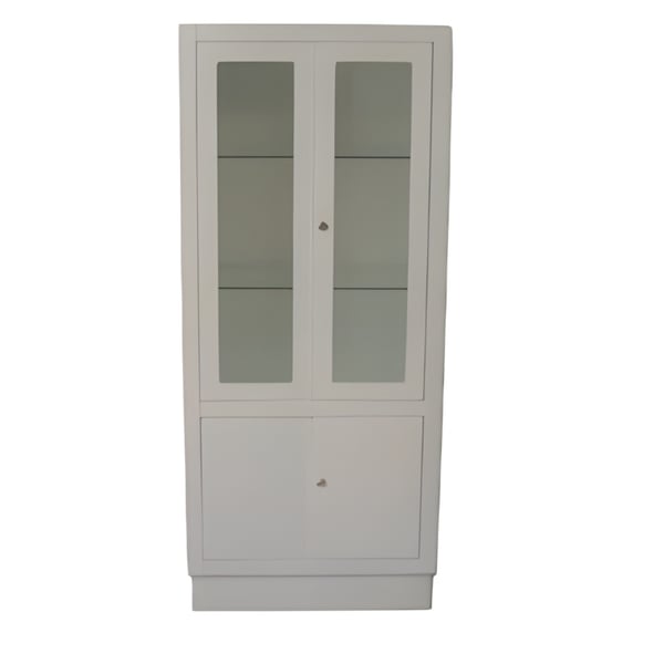 Enameled display cabinet for medical instruments and clinical materials (140X30X60)