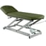 Electric examination stretcher: two bodies with negative reclining backrest, toilet paper holder and facial cap (two models available)