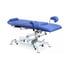 Electric gynecological examination chair: three sections, with height adjustment, gynecological leg straps, cervical cushion and compensated Trendelenburg