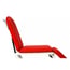 Hydraulic examination stretcher: three bodies, armchair type, with negative reclining backrest and retractable wheels