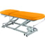 Electric examination stretcher: two bodies with steel structure, toilet roll holder and facial cap (several models available)