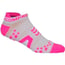 Final Season Offer - Compressport Pro Racing Socks V2 Run Low Cut - Ultra Low Technical Socks - White-Pink