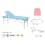 Ecopostural folding stretcher: two bodies, with aluminium structure and adjustable legs (70 x 182 cm) Ecopostural folding stretcher: two bodies, with aluminium structure and adjustable legs (70 x 182 cm)