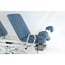 Electric gynecological examination table: three bodies, three motors, with straight rise, Trendelenburg and retractable wheels