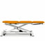 Electric stretcher: three bodies, chair type, with straight rise without lateral displacement and retractable wheels (two models available)