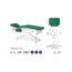 Three-body white electric scissor eco-postural stretcher with multifunctional peripheral control (198 x 50 cm)