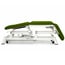 Hydraulic stretcher: three bodies, chair type, with motorized height adjustment and independent leg supports Hydraulic stretcher: three bodies, chair type, with motorized height adjustment and independent leg supports