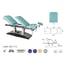 Ecopostural electric stretcher: Specialized in gynecology and examination, with leg rests and three bodies (62x200 cm)