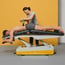 5-section electric physiotherapy table: motorized central elevation and XL heating