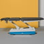 5-section electric physiotherapy table: motorized central elevation and XL heating