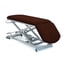 Electric examination stretcher: two bodies, with negative reclining backrest and straight rise without lateral movement, with roll holder and facial cap (two models available)
