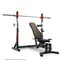 Olympic Rack BH Fitness Multi-Position Bench: Designed to offer versatility in strength training in a semi-professional environment