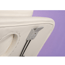 VITAL electric beauty treatment table: 2 sections, 1 motor, and adjustable backrest. Ultra-durable metal frame to ensure maximum stability.