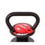 Adjustable kettlebell up to 9kg: Adjustable weight with ergonomic handle and rubber base