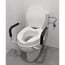 Toilet Seat Riser with Armrests (10 cm), Toilet Seat Riser for Adults with Lid PEPE