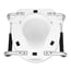 Toilet Seat Riser with Armrests (10 cm), Toilet Seat Riser for Adults with Lid PEPE