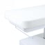 Nush+ electric massage table: three motors, RGB LED, SuperSoft mattress and white PU upholstery