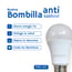 Red light bulb, flicker-free night mode: 0% blue light for better sleep