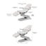 Medial+ Electric Podiatry Chair with Antigravity Function and Lateral Leg Opening