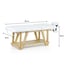 Weelko SERR Fixed Wooden Treatment Table for Spa and Beauty (2 Sections) with Lower Shelf and High Comfort Padding Weelko SERR Fixed Wooden Treatment Table for Spa and Beauty (2 Sections) with Lower Shelf and High Comfort Padding