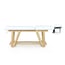 Weelko SERR Fixed Wooden Treatment Table for Spa and Beauty (2 Sections) with Lower Shelf and High Comfort Padding Weelko SERR Fixed Wooden Treatment Table for Spa and Beauty (2 Sections) with Lower Shelf and High Comfort Padding