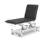 Kinefis Polaris Two-Section Electric Treatment Table: Features a highly stable, reclining backrest with two pistons and a perimeter bar for height adjustment. Color: Graphite Gray Kinefis Polaris Two-Section Electric Treatment Table: Features a highly stable, reclining backrest with two pistons and a perimeter bar for height adjustment. Color: Graphite Gray