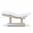 HELAN SPA treatment table with 4 motors, heating, and natural wood base
