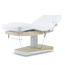 LYR SPA treatment table with 3 motors, heating, and natural wood base