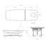 SWOP 2L EVO electric physiotherapy treatment table with 2 sections and integrated heating SWOP 2L EVO electric physiotherapy treatment table with 2 sections and integrated heating
