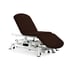 Electric stretcher: three bodies, chair type, with toilet paper holder, facial cap and retractable wheels - Measures: 62 cm x 184 cm Standard Upholstered - Reference: CE-2135-R.62 - C62
