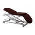 Electric stretcher: three bodies, chair type, with straight rise without lateral displacement, with roll holder and face cap (two models available) - Measures - With Retractable Wheels: 62 cm x 189 cm Premium Upholstery - Reference: CE-0137-R.62-PVC62