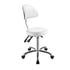 Beauty Stool with Comfort Backrest (colors available) - Colors: White - Reference: A26.1025B Beauty Stool with Comfort Backrest (colors available) - Colors: White - Reference: A26.1025B