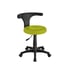Ergo Backrest Stool: Ideal for podiatry, pedicure, physiotherapy and service sector (colors available) - Colours: Green - Reference: A351.1028