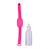 Refillable hydroalcoholic gel bracelet with gift dispenser bottle (various colors available) - Colour: Pink - Refillable hydroalcoholic gel bracelet with gift dispenser bottle (various colors available) - Colour: Pink -