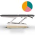 Swop 3 Pro Physio electric physiotherapy table: three sections with short headrest, motorized midsection, customizable, seamless upholstery, with double piston, a game-changing model - nordic panels: Complete collection - 