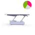 Swop 2W Pro Physio electric osteopathy table: two bodies, with folding side armrests, adjustable headrest, one motor, customizable and seamless upholstery - Techno Panels: Complete collection - 