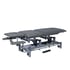 Nott Coinfycare Electric Table: Five Sections, Triple Motor, Folding Armrests and PU Upholstery for Aesthetics and Physiotherapy - Without safety lock: Gray with gray structure - Reference: EL05.2.A66.SH.GF
