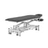 Pehr Coinfycare Electric Table: Two Sections, Motorized Height Adjustment, and Adjustable Backrest for Professional Aesthetics and Physiotherapy - Without safety lock: Gray with white structure - Reference: EL11.1.A66.WF
