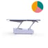 SWOP 2L Starter Massage Electric Treatment Table (White): Multi-purpose, seamless upholstery, height-adjustable motor, and retractable wheels - Nordic Panels: Complete collection - 