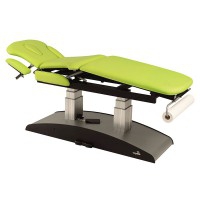 Ecopostural electric stretcher: Multifunctional with folding arms, two columns and three bodies (62 x 200cm)