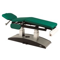 Ecopostural electric stretcher: Vertical elevation with two columns, three bodies and 70º tilting head (50x198 cm)