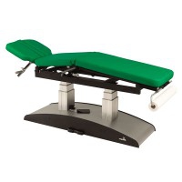Ecopostural electric stretcher: Vertical elevation with two columns, three bodies and 70º tilting head (50x198 cm)