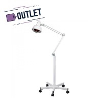 Infrared lamp with intensity regulator: Ideal for physiotherapists and beauty centers (rollable base) - OUTLET