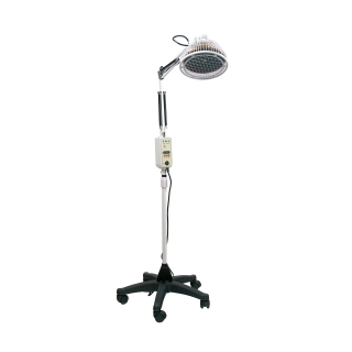 Biothermal floor lamp: a head that emits a special band of electromagnetic waves