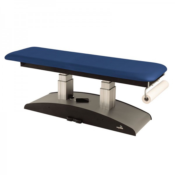 Ecopostural electric stretcher: Vertical elevation with two columns and a body without facial hole (62 x 188cm)