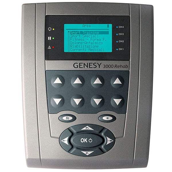 Genesy Electrostimulator 3000 Rehab with 4 channels and 180 programs