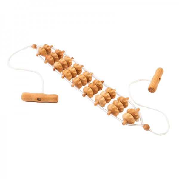 Wood therapy back massager roller (48 cm)